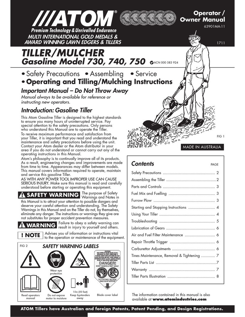 Atom 740 Installation instructions