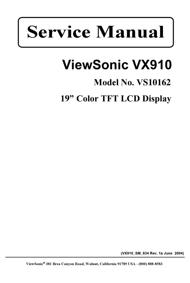 ViewSonic VX910 - 19" LCD Monitor User manual
