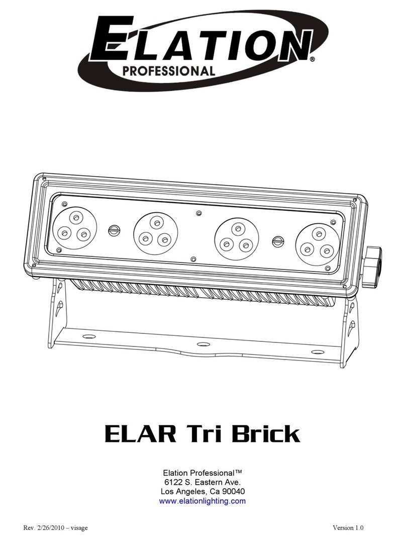 Elation ELAR Tri Brick User manual