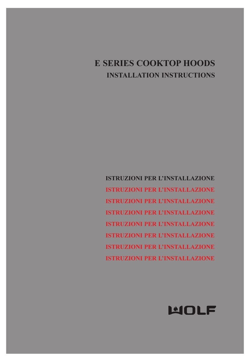 Wolf e Series User manual