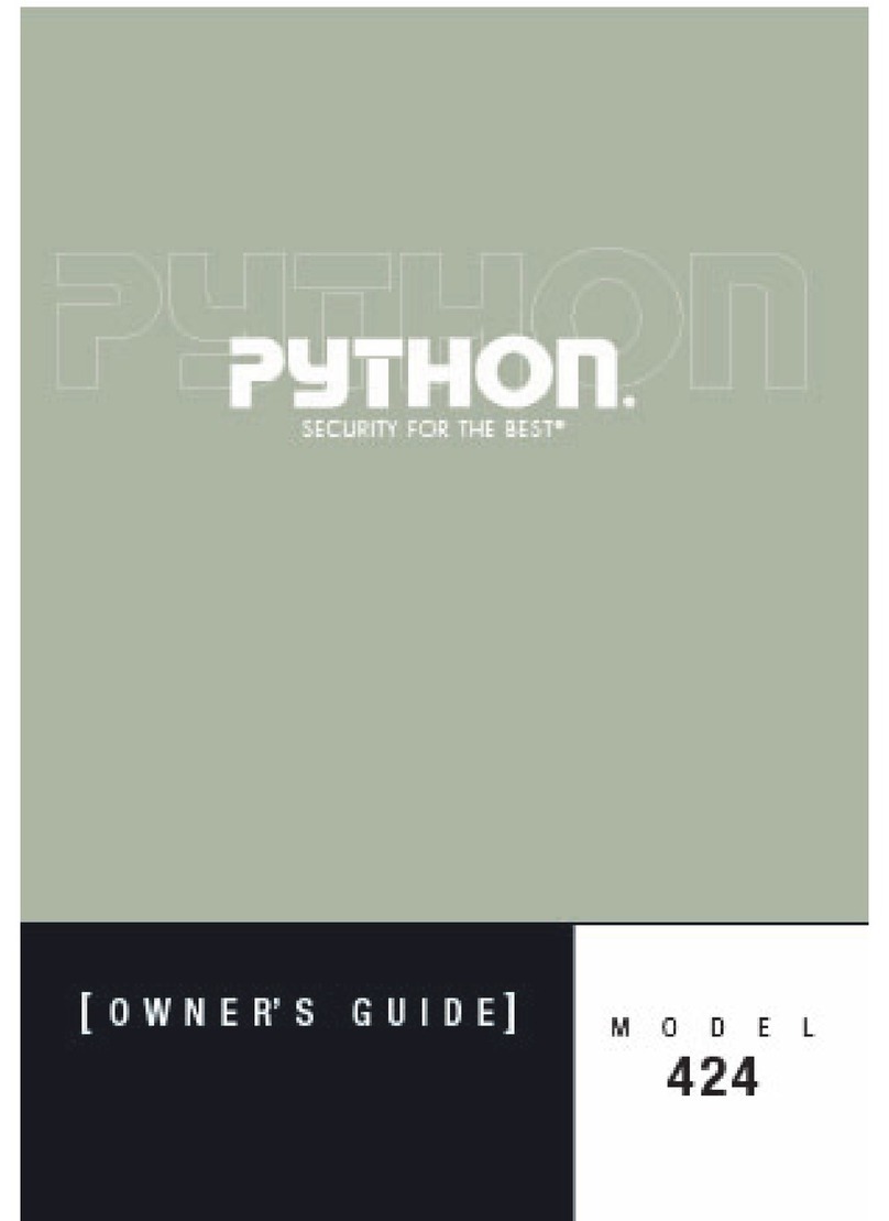 Python 424 User manual