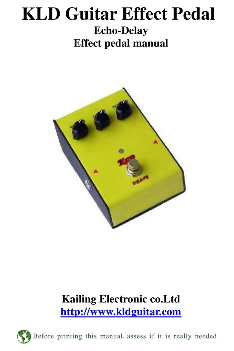 KLD Echo-Delay User manual
