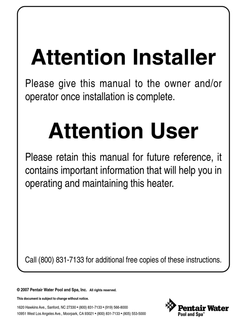 Pentair MiniMax 75 User manual Pentair MiniMax 75 User manual