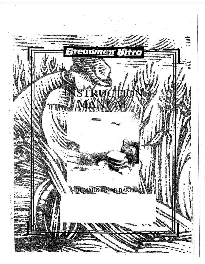 Breadman TR600A User manual