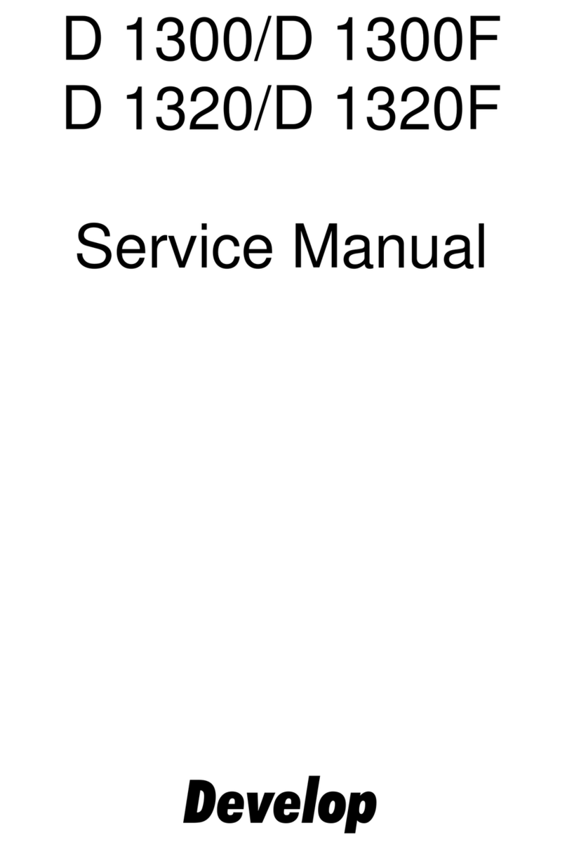 Develop D 1300 User manual