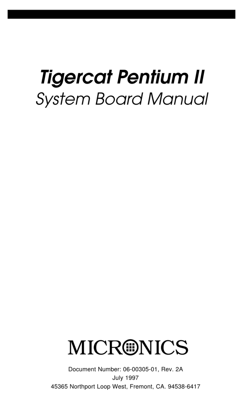 Micronics Tigercat User manual