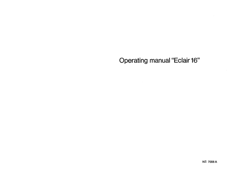 ECLAIR 16 User manual