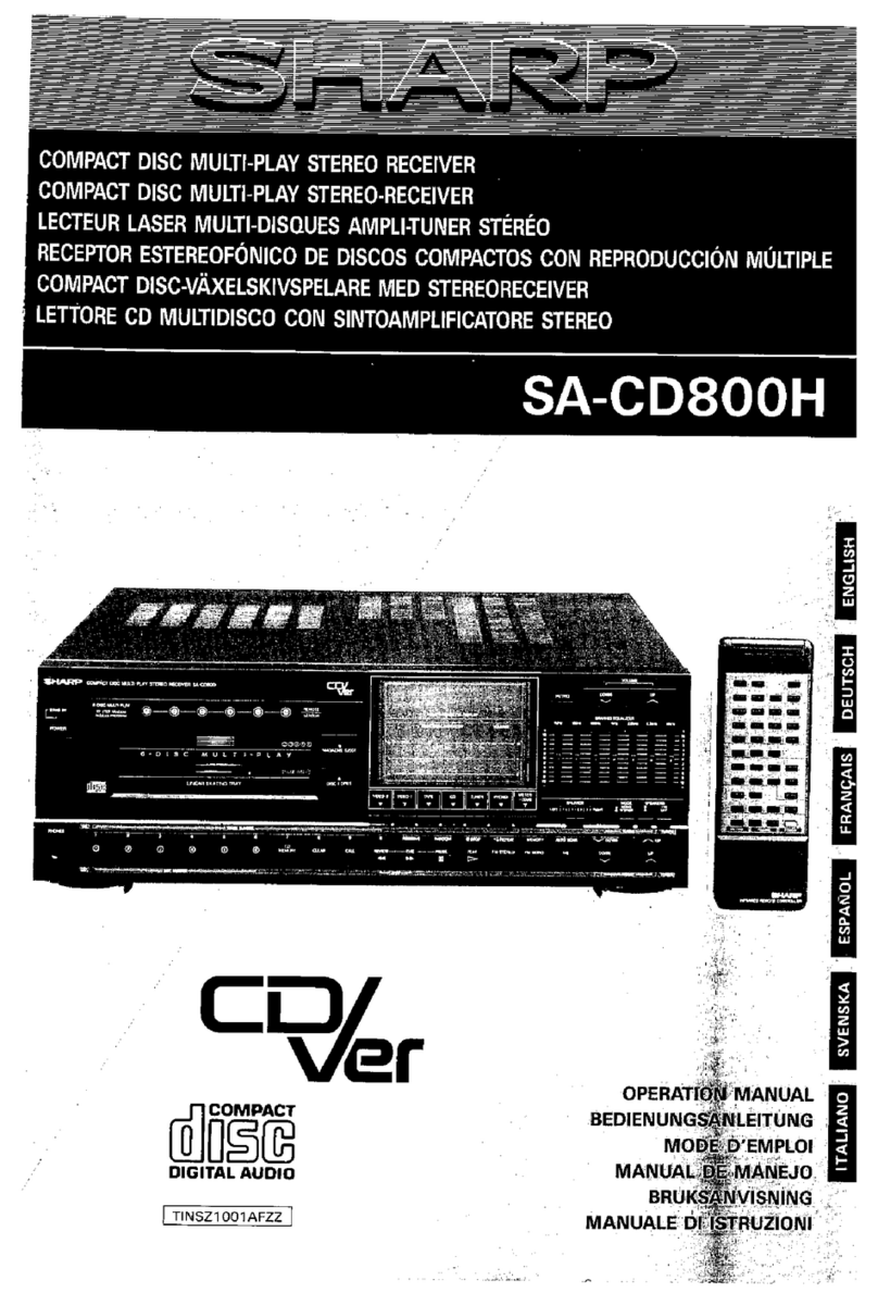 Sharp SA-CD800H User manual