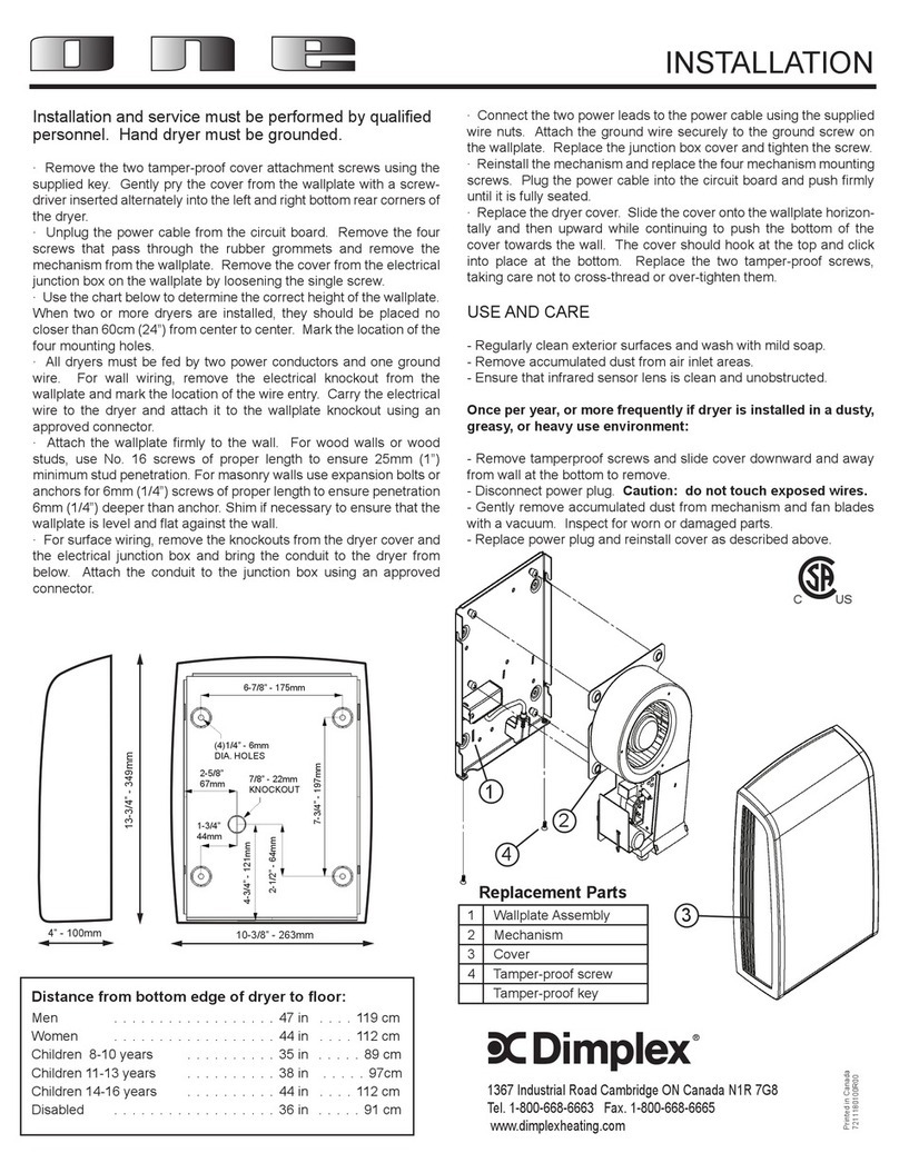 Dimplex ONE User manual