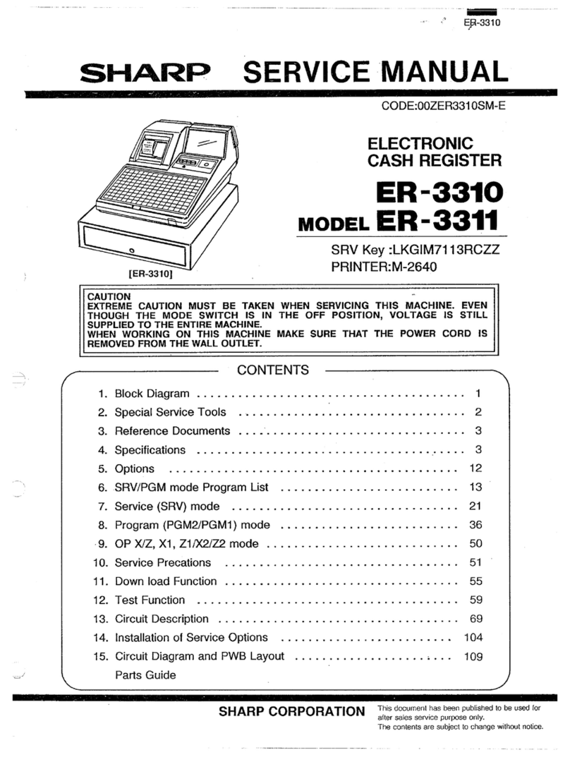 Sharp ER-3310 User manual
