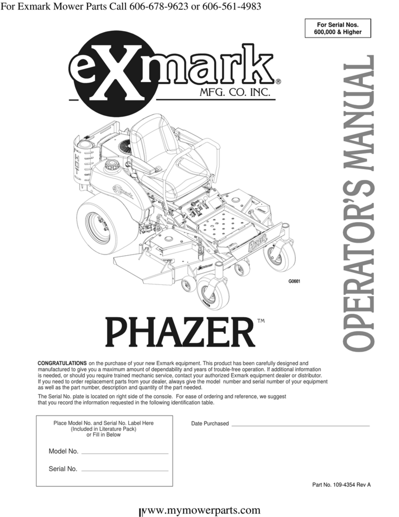 Exmark Phazer User manual