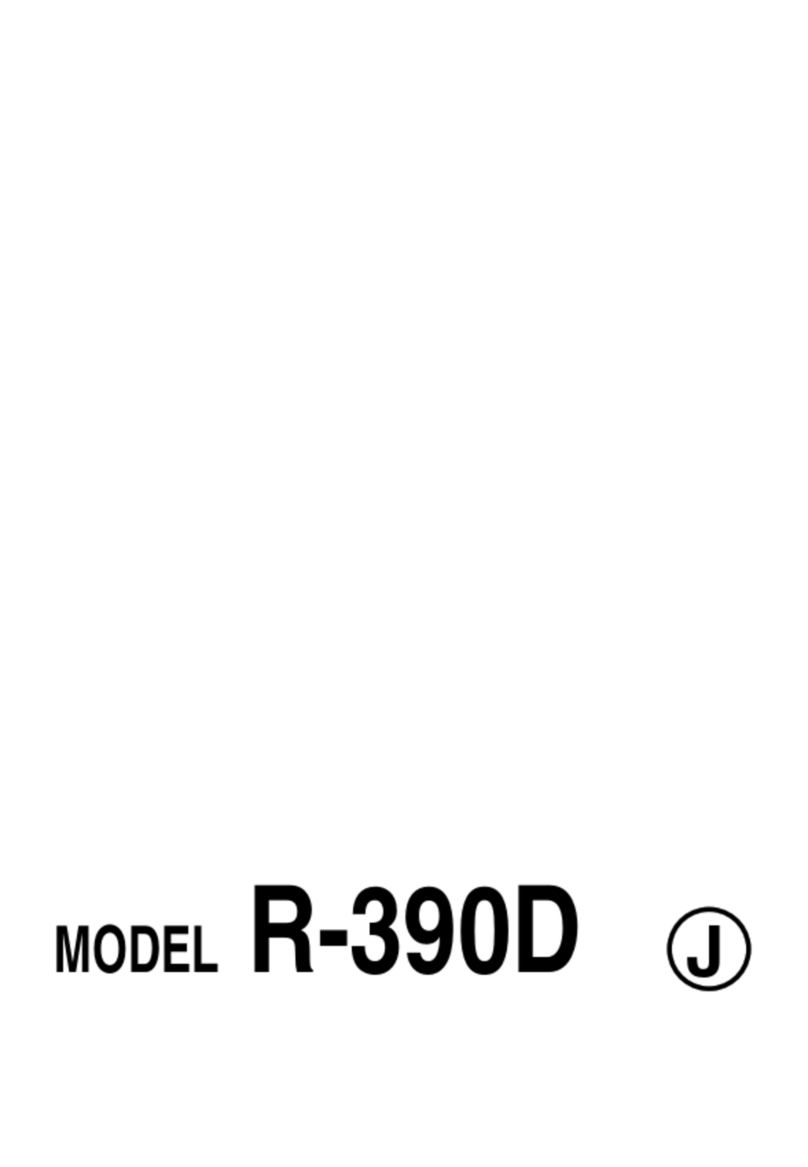 Sharp R-390D User manual