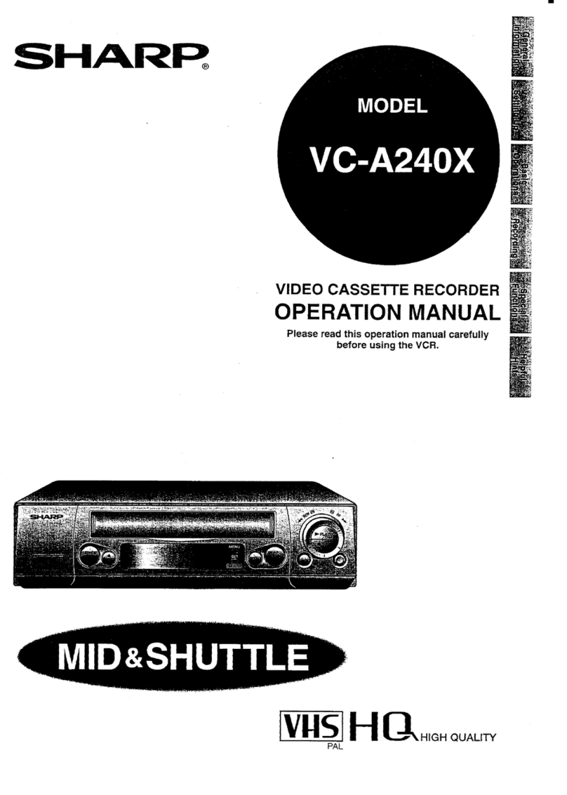 Sharp VC-A240X User manual