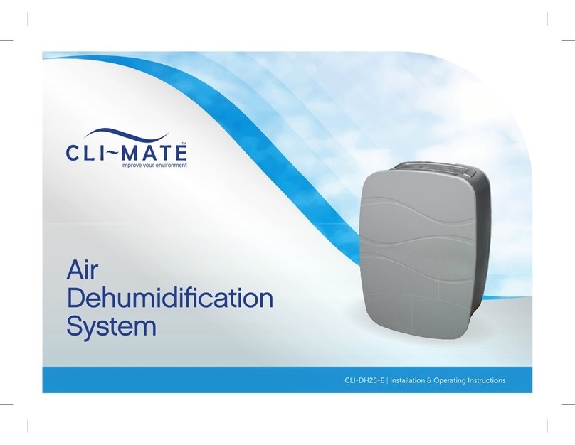 cliMATE CLI-DH25-E Owner's manual