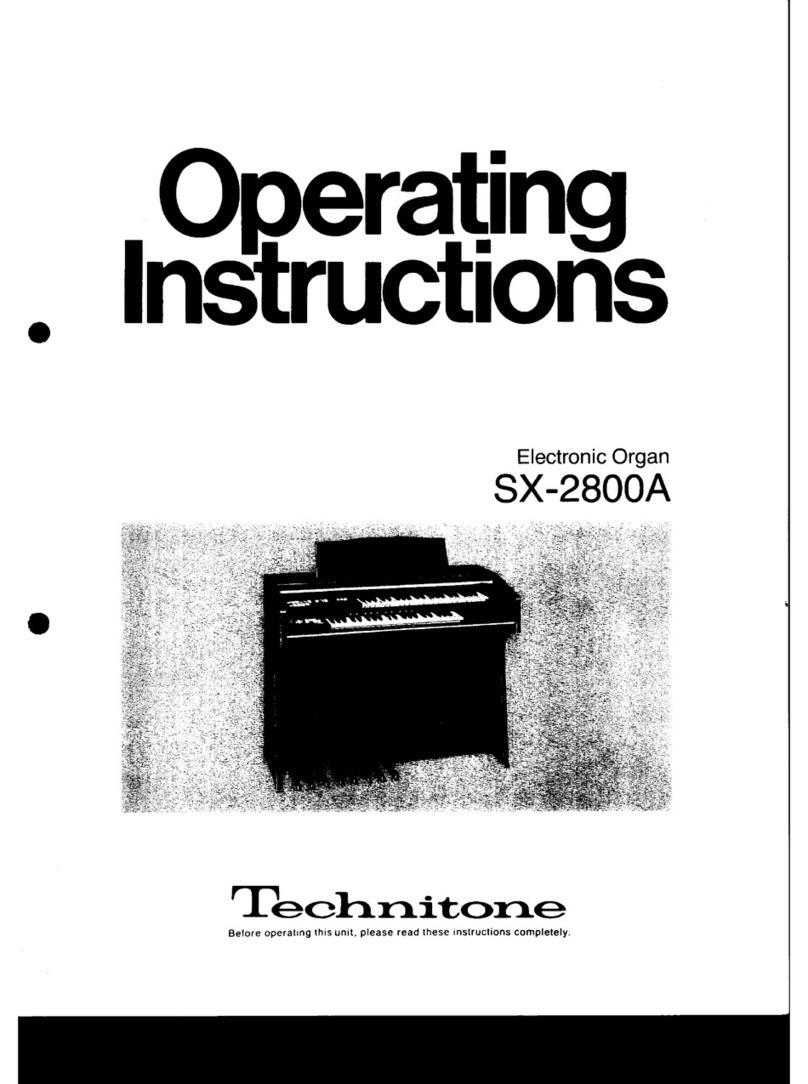 Technitone SX-2800A User manual