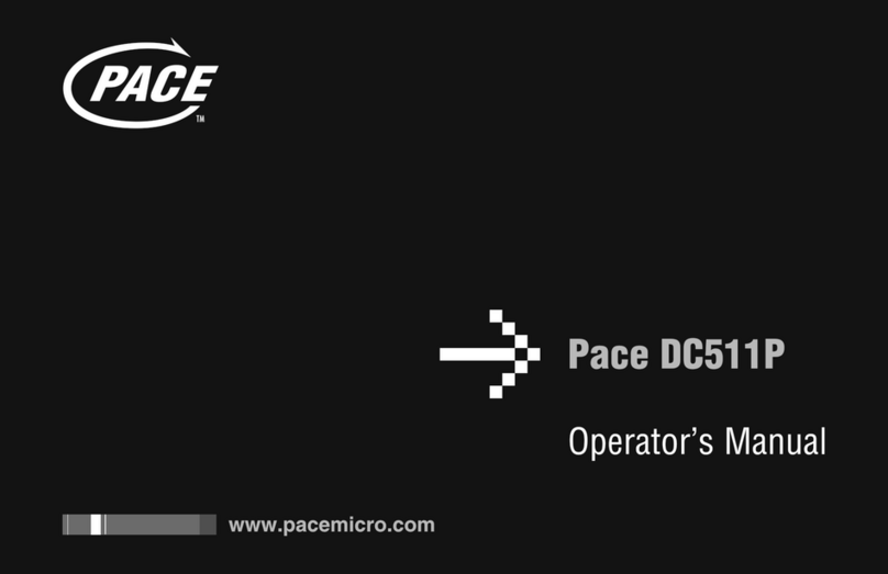 Pace DC511P Operator's User manual
