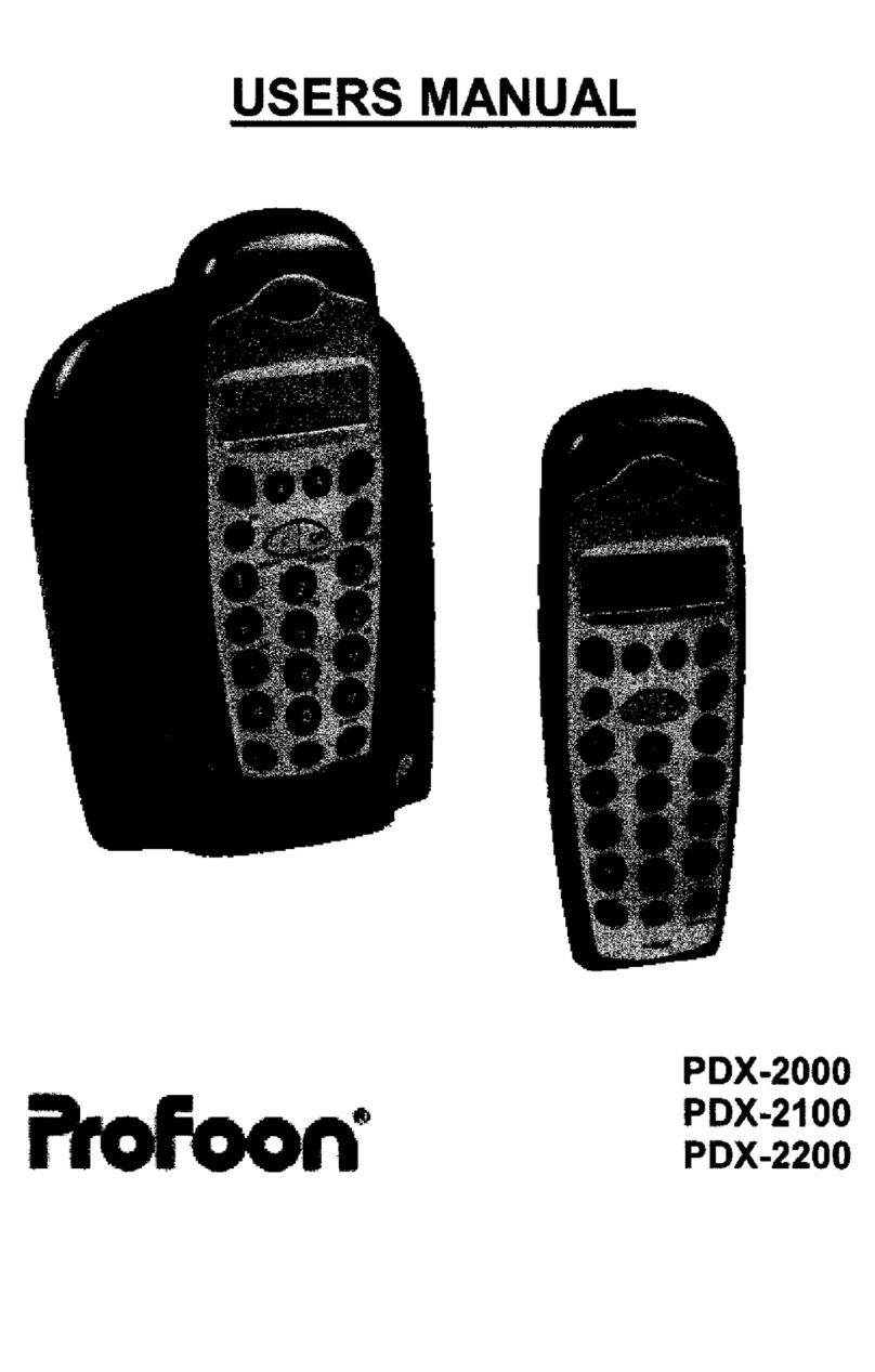 Profoon PDX-2000 User manual