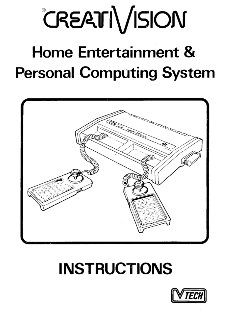 V-tech Creativision User manual