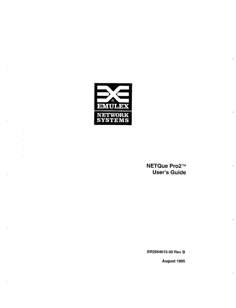 Emulex NETQue Pro2 User manual