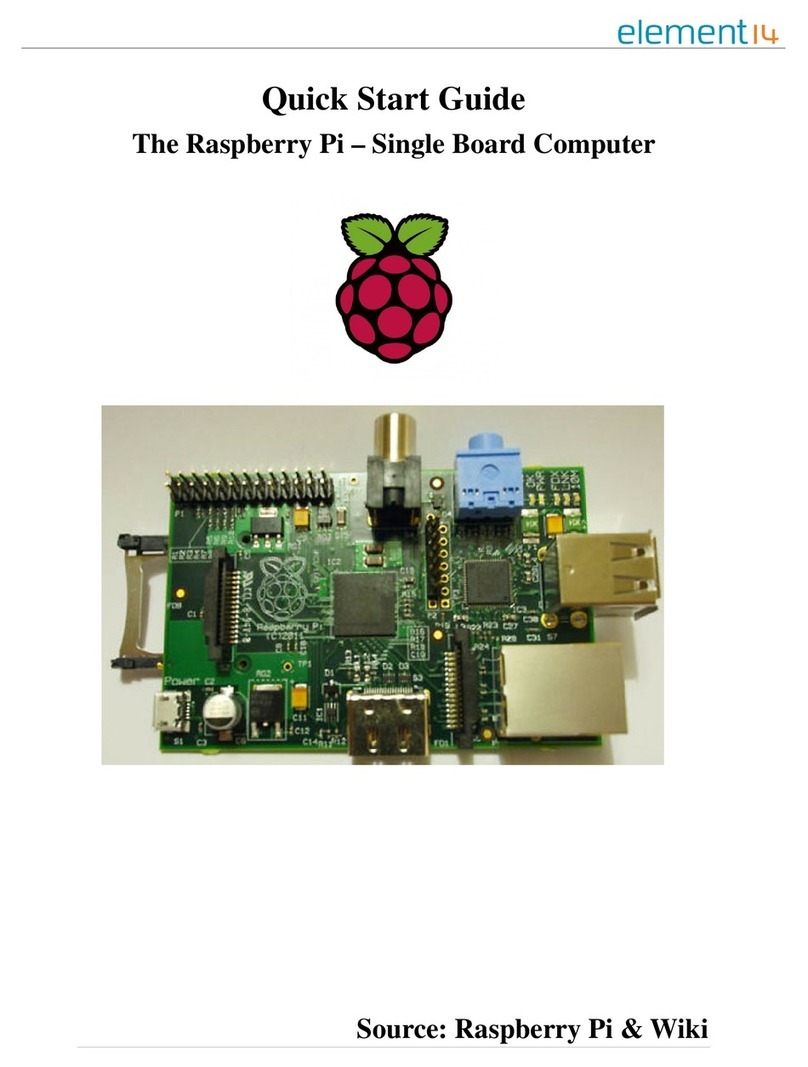 Element14 Raspberry Pi User manual Element14 Raspberry Pi User manual