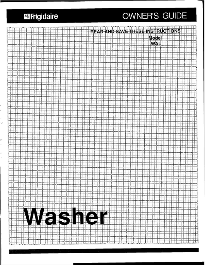 Frigidaire WAL User manual