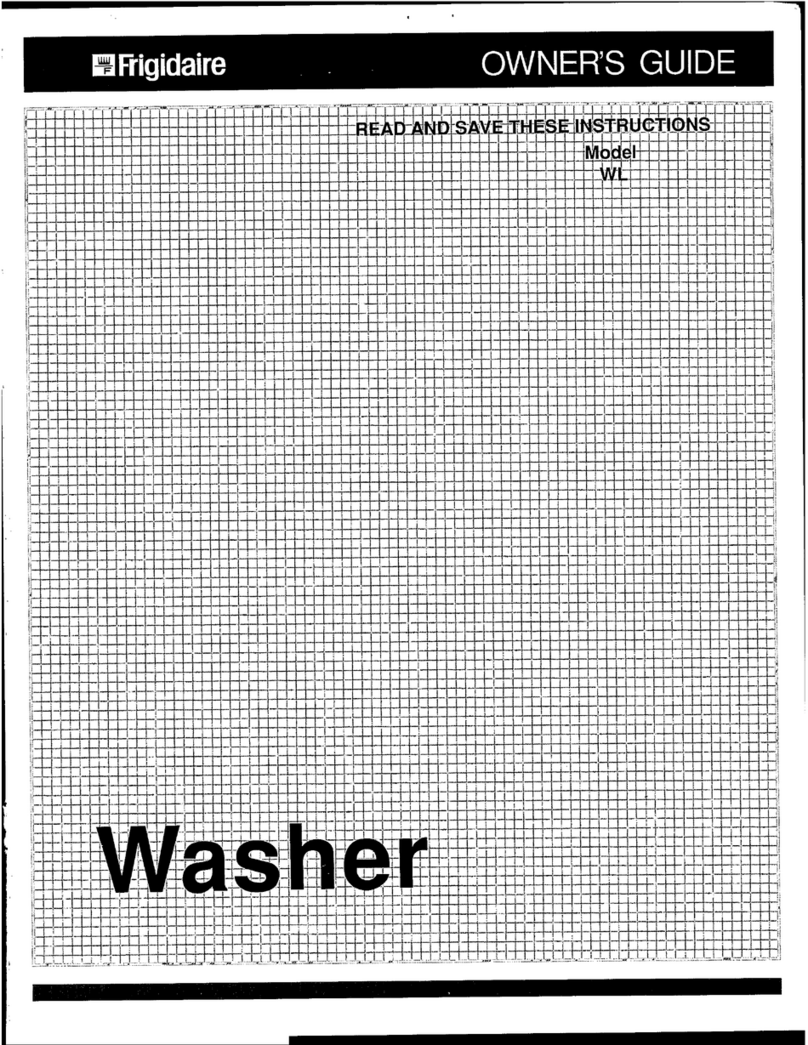 Frigidaire WL User manual