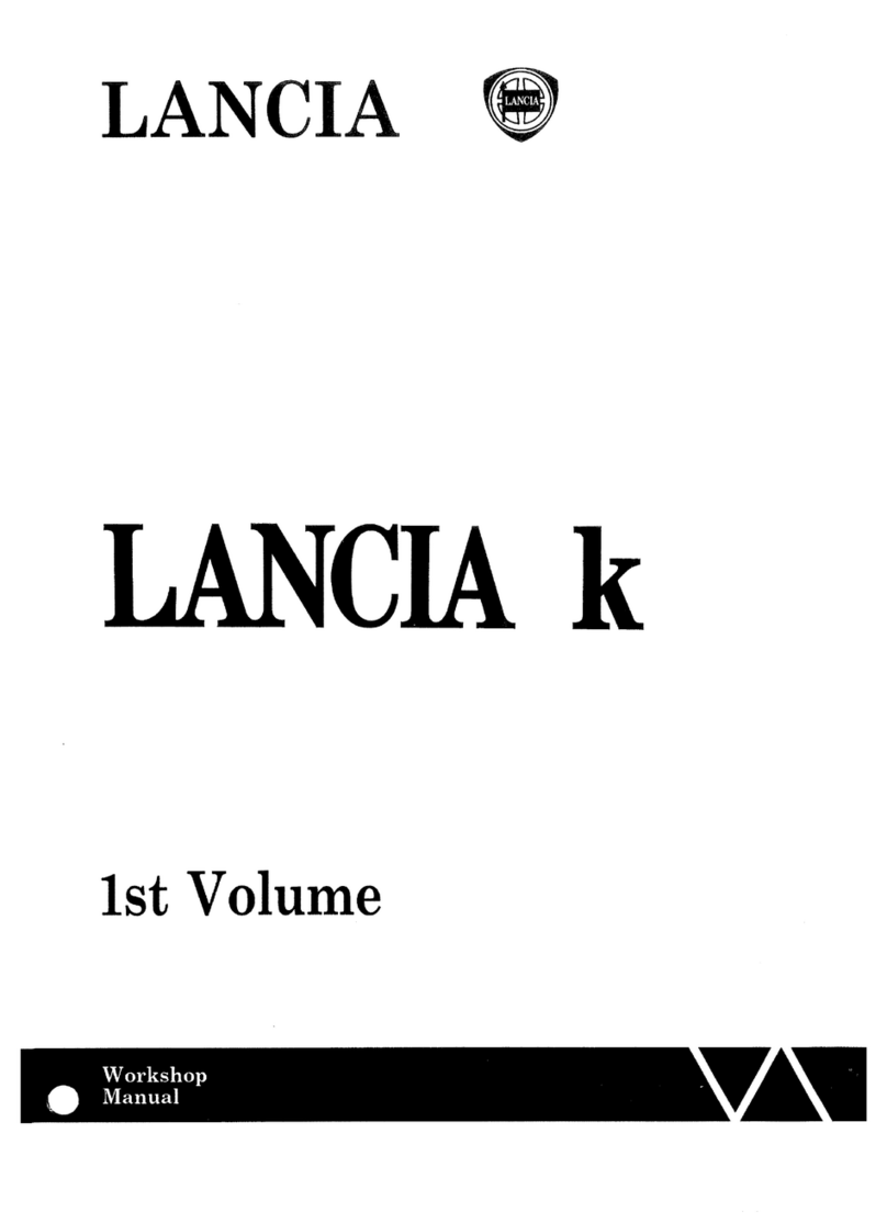 Lancia K Instruction manual