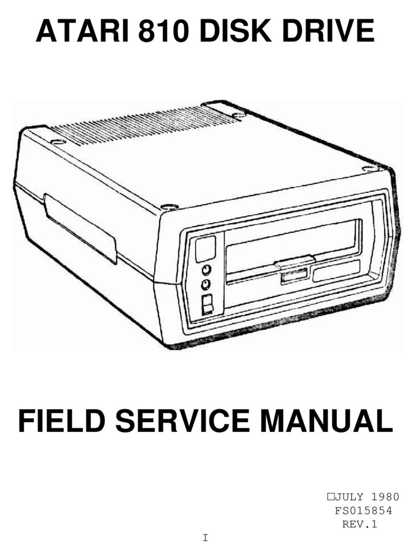 Atari 810 Quick start guide