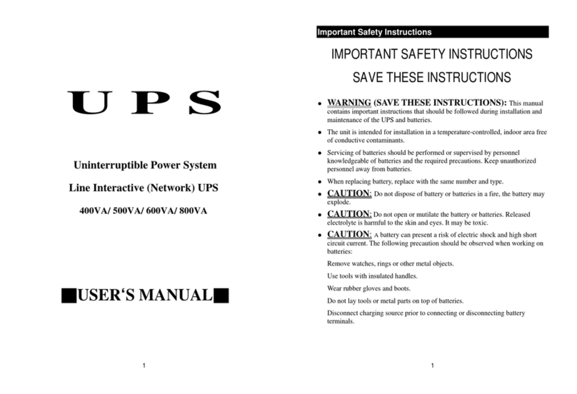 MCE BNT-400A User manual