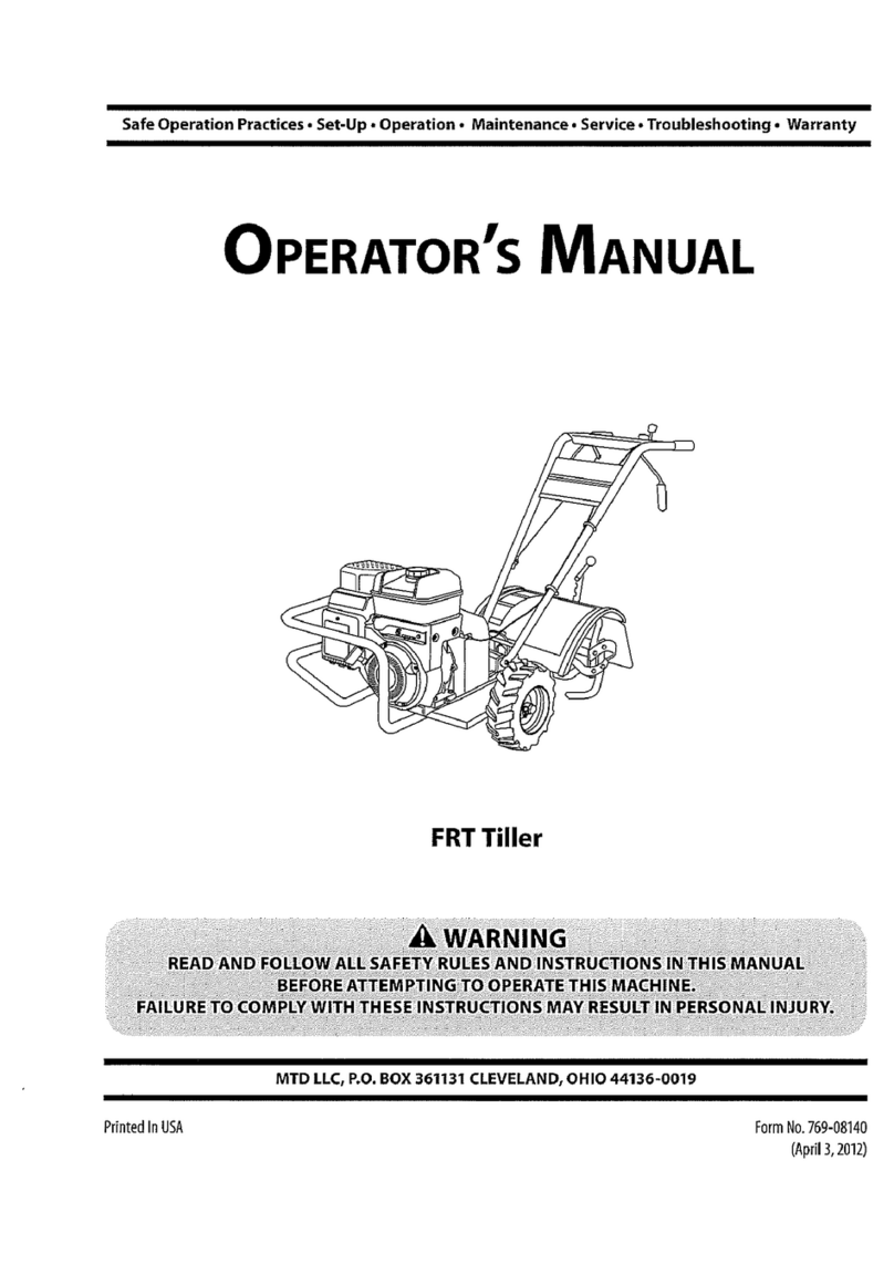 MTD FRT Series Operator's manual