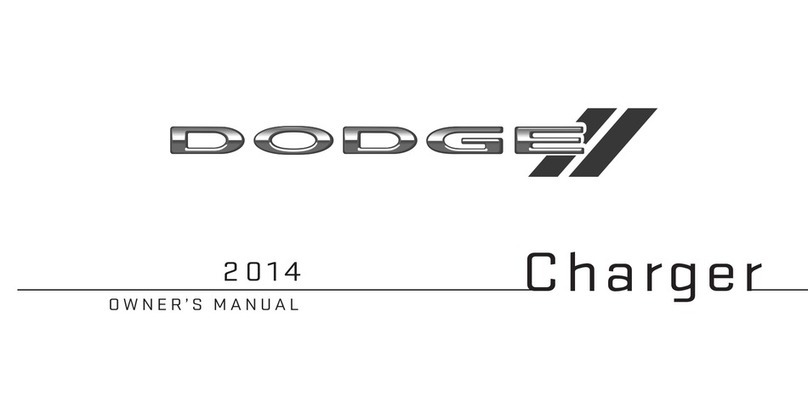 Dodge 2014 dodge charger User manual