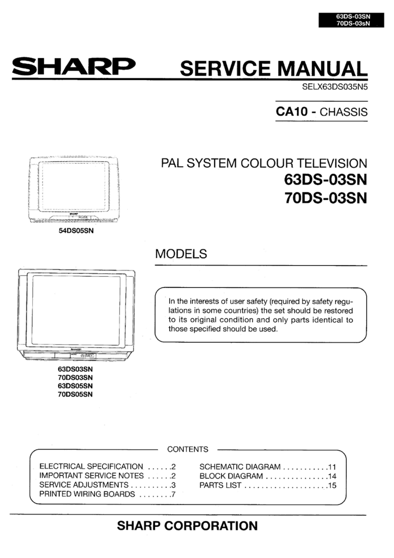 Sharp 54DS05SN User manual