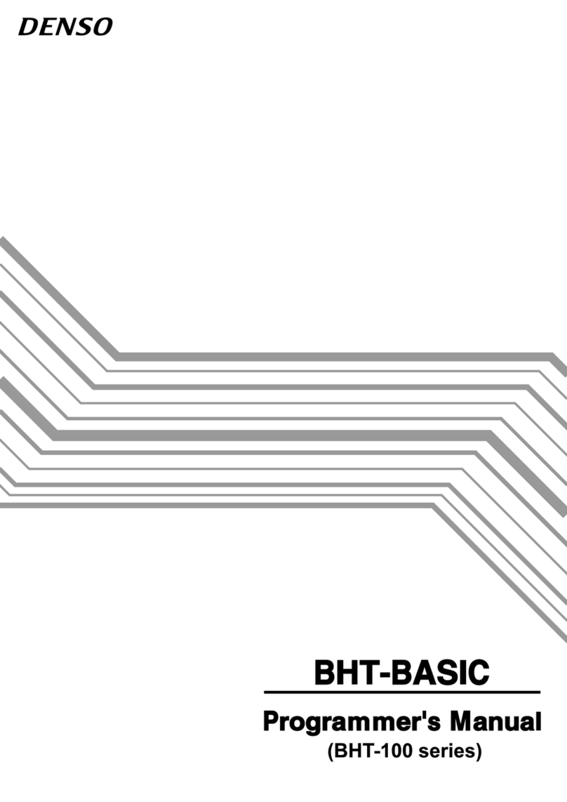 Denso BHT-BASIC 100 SERIES Operating and maintenance manual Denso BHT-BASIC 100 SERIES Operating and maintenance manual