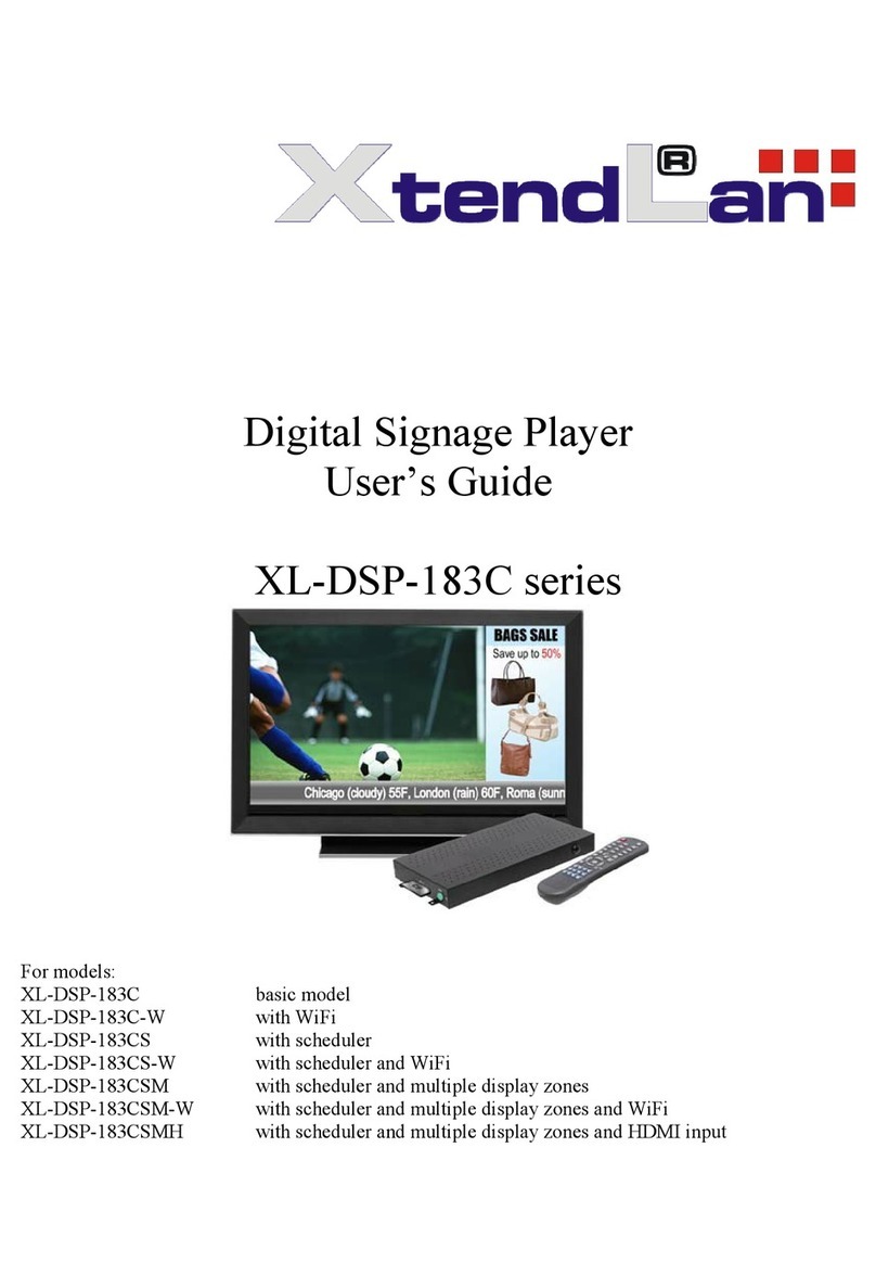XtendLan XL-DSP-183C user guide