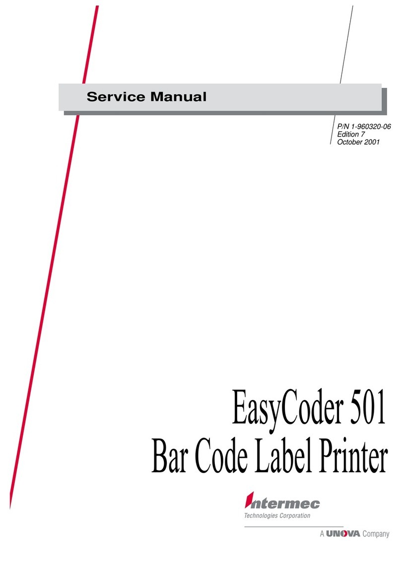 Intermec EasyCoder 501 E User manual