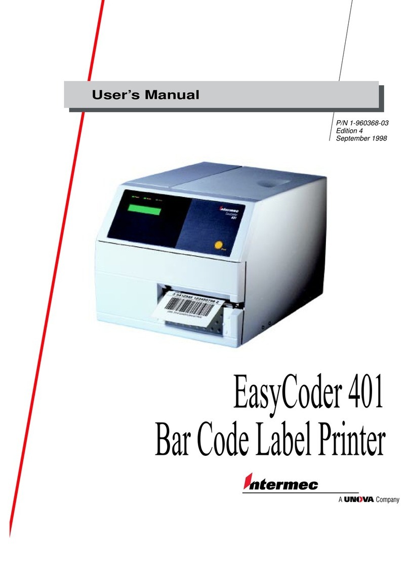 Intermec EasyCoder 401 User manual