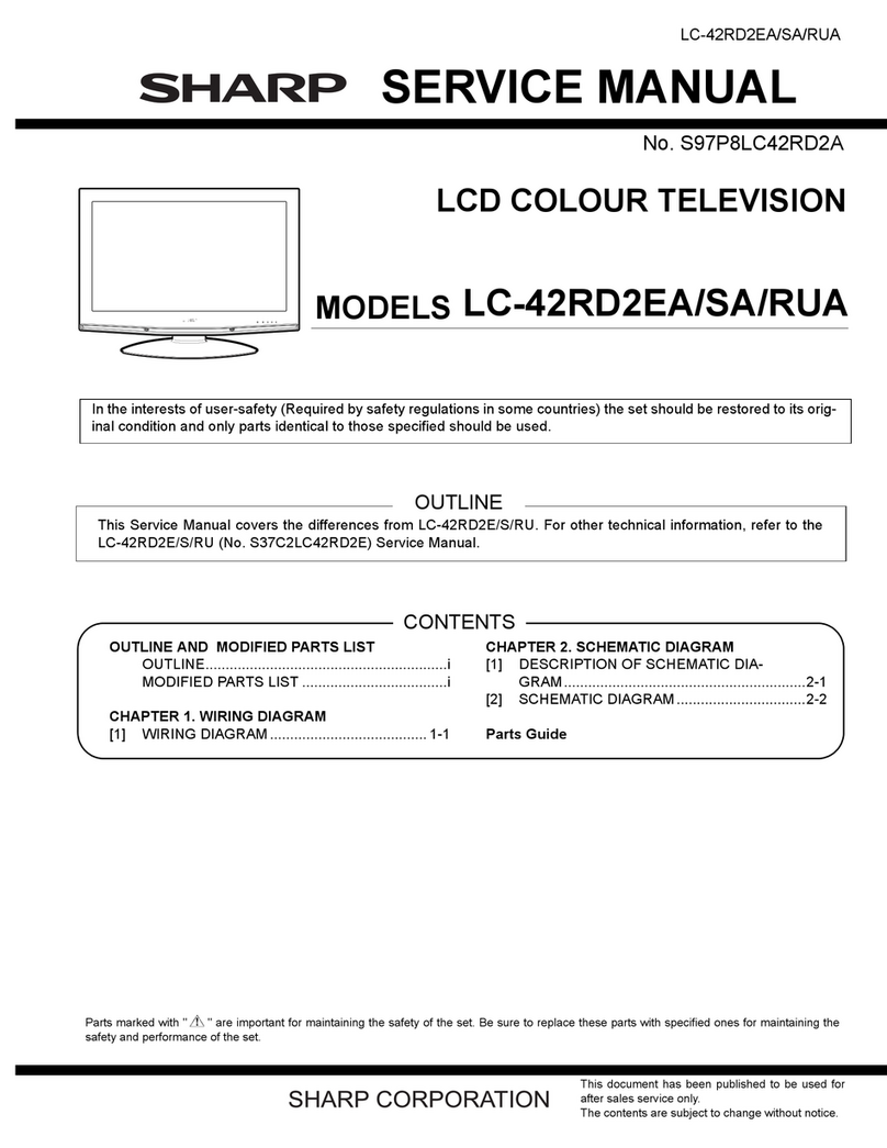 Sharp LC-42RD2EA User manual