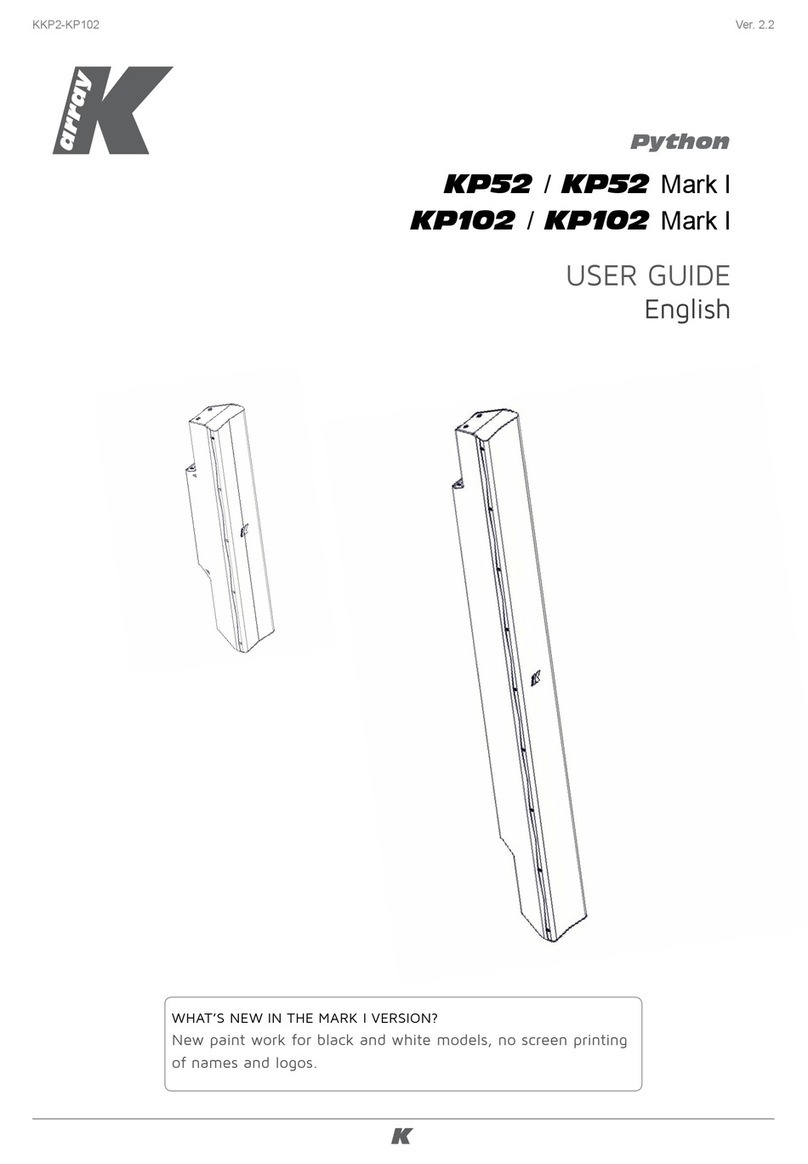 array K Python KP52 User manual