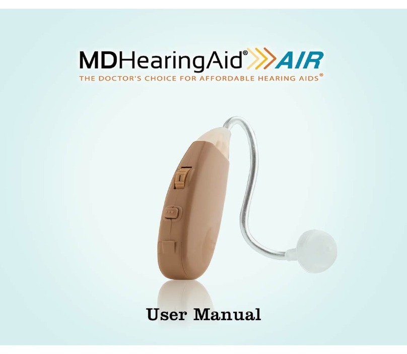 MD HearingAid AIR User manual