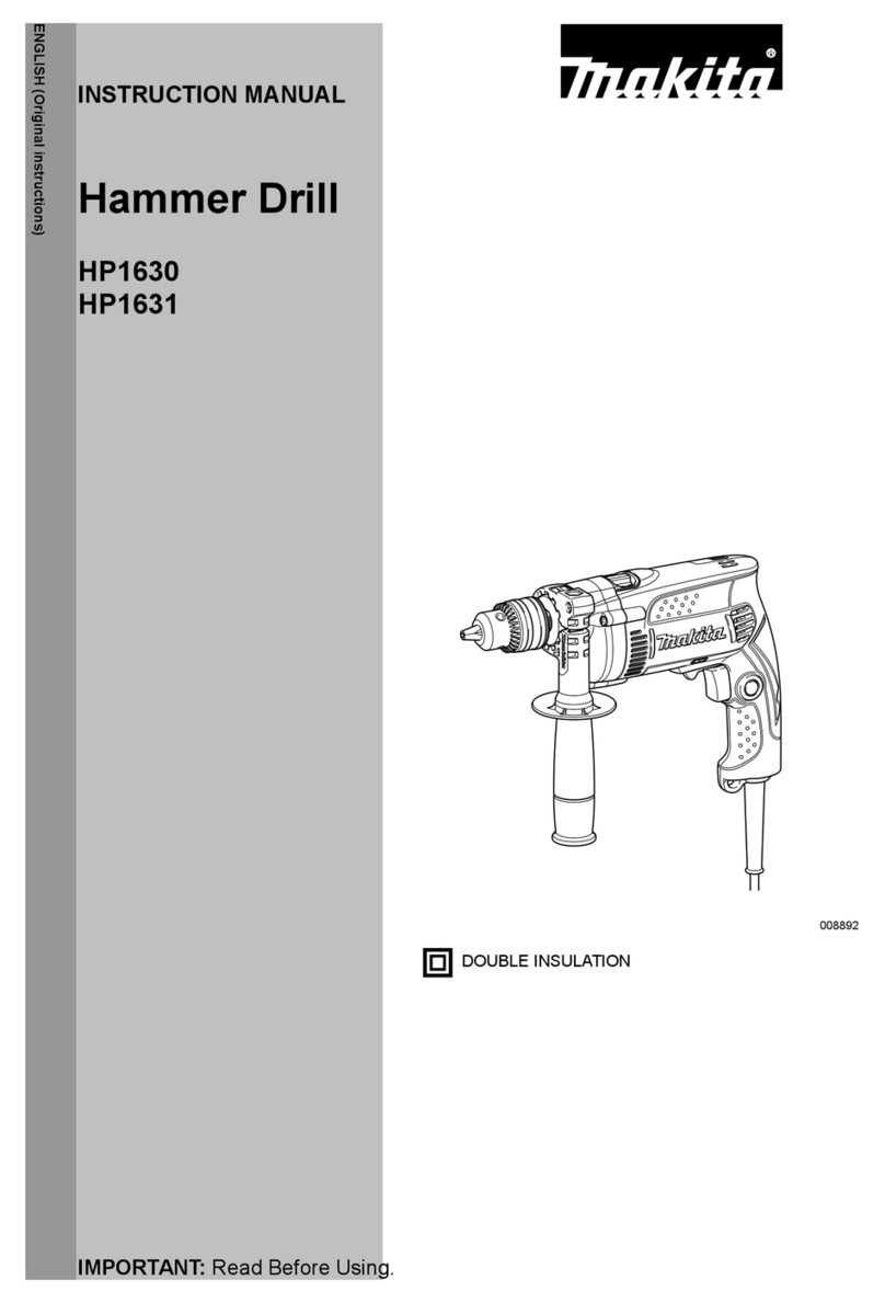 Makita HP1630 User manual
