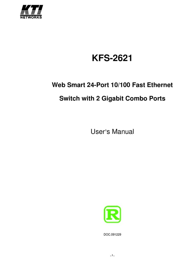 KTI KFS-2621 User manual
