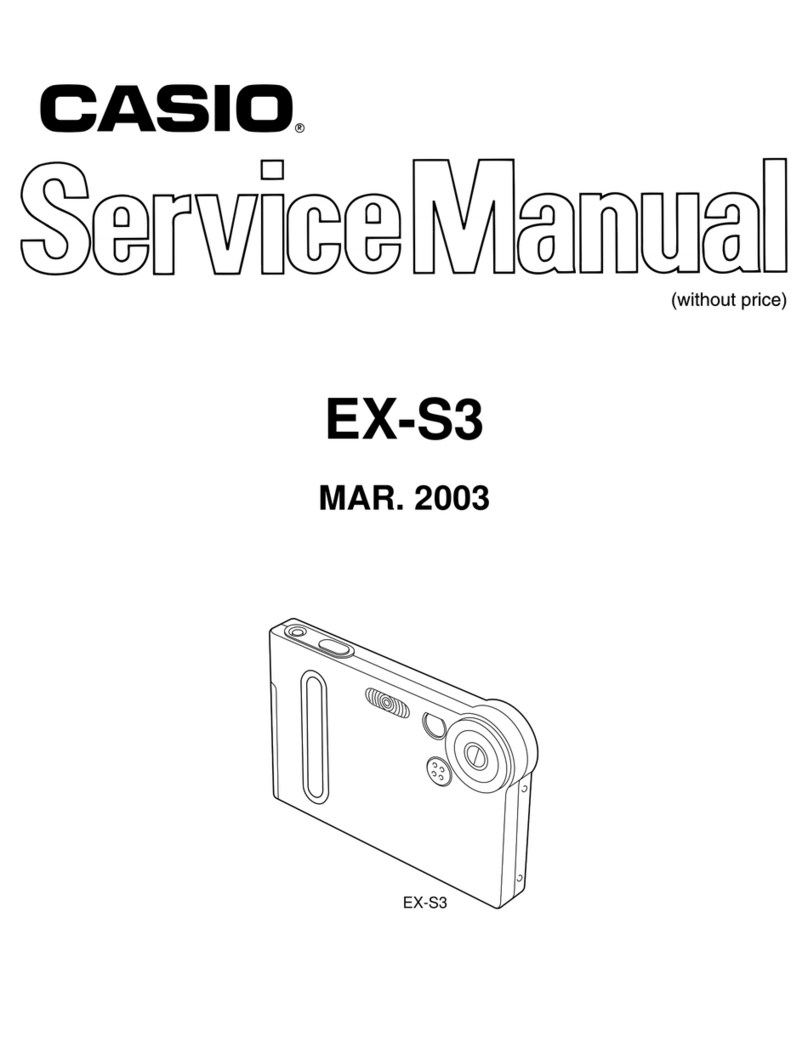 Casio EX-S3 - Exilim 3MP Digital Camera User manual