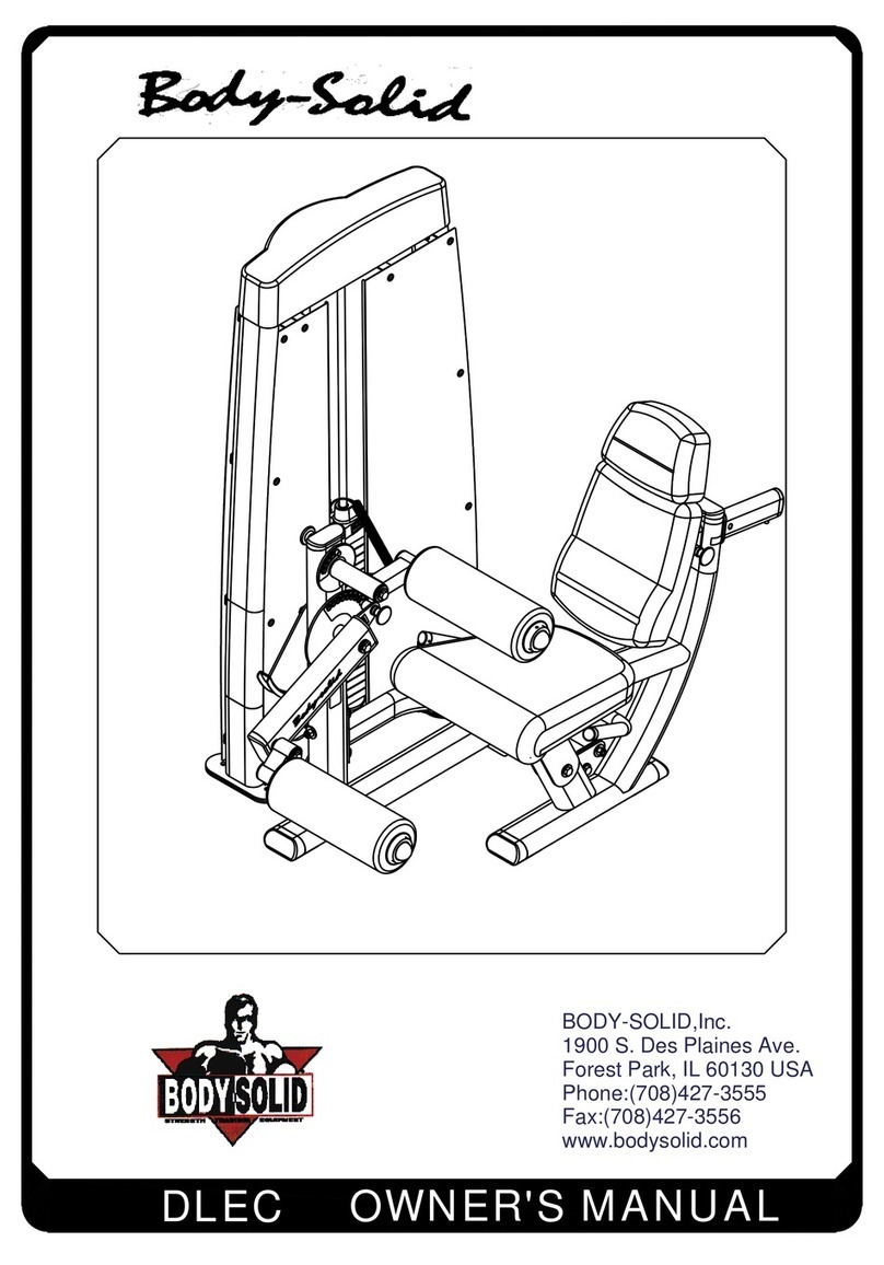 Body Solid DLEC User manual