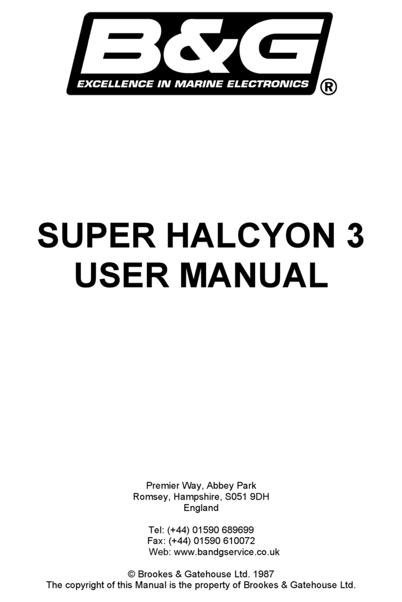 B & G Super Halcyon 3 User manual