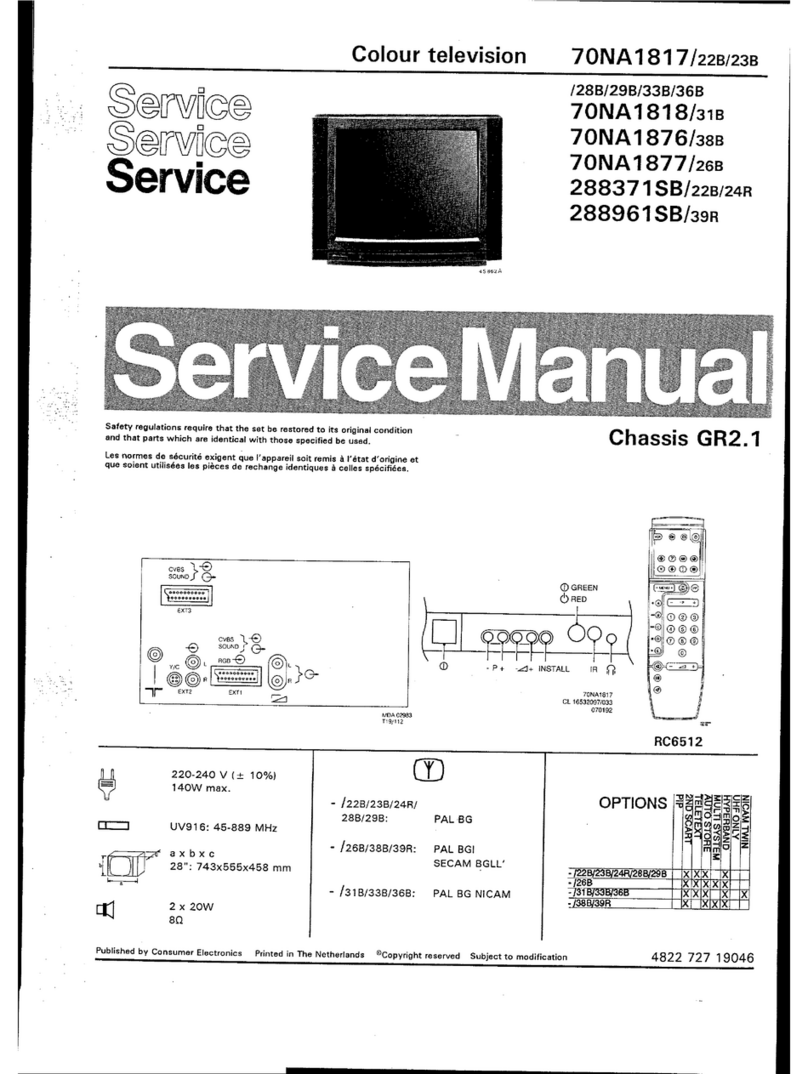 Philips 70na1817 User manual