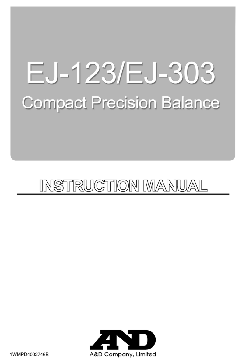 A&D EJ-123 User manual