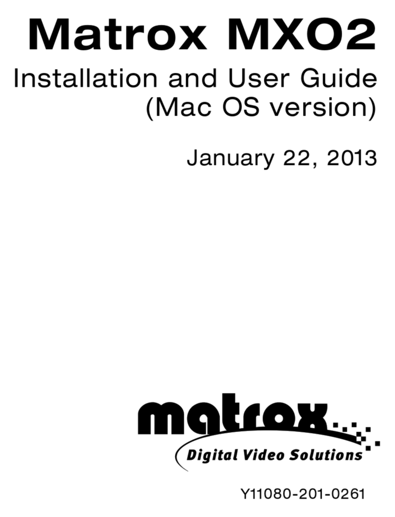 Matrox MXO2 Mini User manual