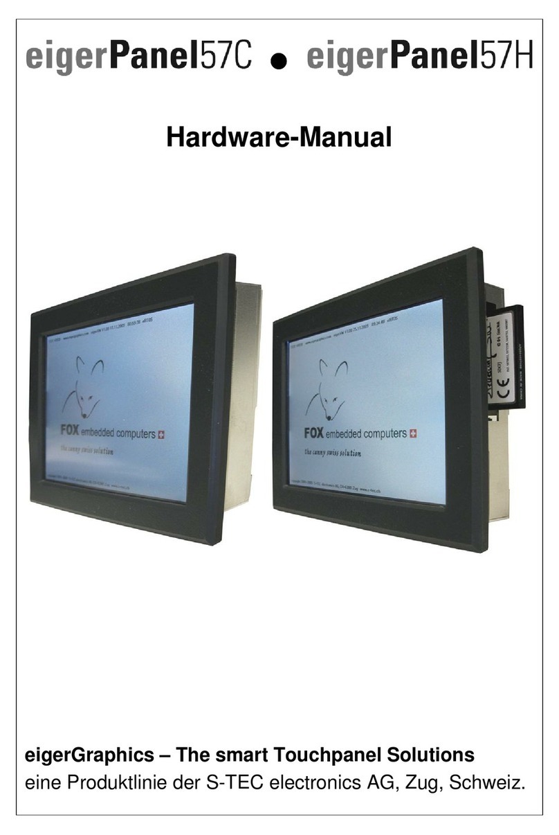 Stec eigerPanel57C User manual