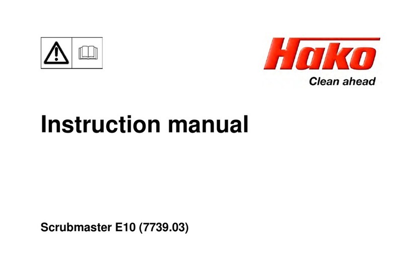 HAKO Scrubmaster E10 User manual