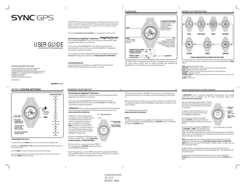 Syncactive SYNC GPS User manual